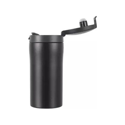 Lifeventure Hrnek Lifeventure Flip Top Thermal Mug Matt Black 300 ml