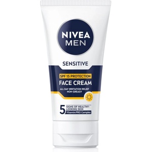 Nivea MEN Sensitive защитен крем за мъже SPF 15 75ml