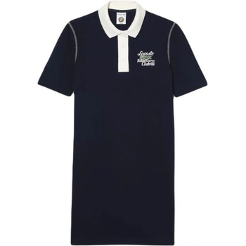 Lacoste Дамска рокля Lacoste Sport Roland Garros Edition Pique Dress - Син