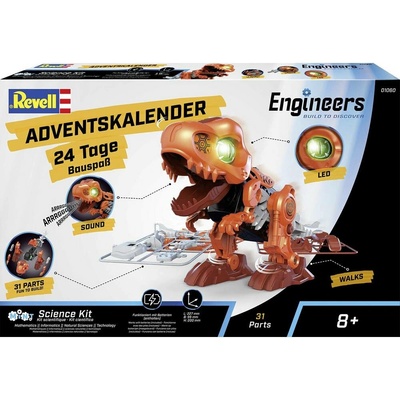 Revell Engineers Electric T.-Rex stavebnice, hračky adventní kalendář Věkové kategorie od 8 let
