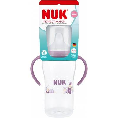 NUK Lahvička na učení Perfect Match 260 ml Hippo