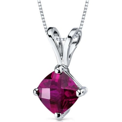 Eppi Zlatý přívěsek s rubínem Rafyna P32894