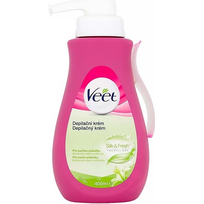 Veet Silk&Fresh Depilační krém pro suchouokožku 400 ml – Zboží Dáma