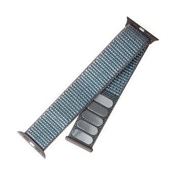 FIXED Nylon Strap na Apple Watch 38 mm/40 mm sivý FIXNST-436-DBGR
