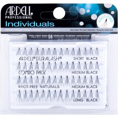 Ardell Individuals Trsové riasy Knot Free Black 56 ks