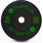 Sveltus Олимпийски бъмпер тежести Sveltus Training Olympic Disc 10 kg black
