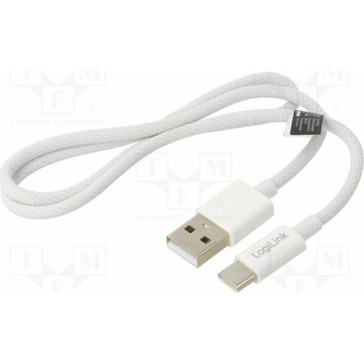 Logilink CU0320 USB 2.0 USB A vidlice USB C vidlice 500mm bílý