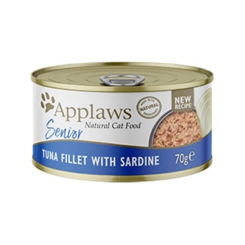Applaws Cat Senior tuniak so sardinkami v želé 70 g