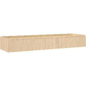 Mexen Rivel шкаф за баня за мивка 160 см, 1 чекмедже, рифлована, дъб - 91A20-16023-1-BF81 (91A20-16023-1-BF81)