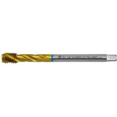 NÁSTROJE CZ Závitník strojní G3/8" A HSSCo5 TiN DIN 5156 RSP35 - CZZ4262-G3/8"-A