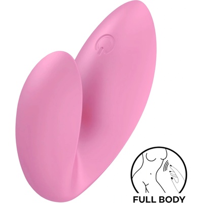Satisfyer Love Riot - акумулаторен, водоустойчив вибратор за пръст (розов)