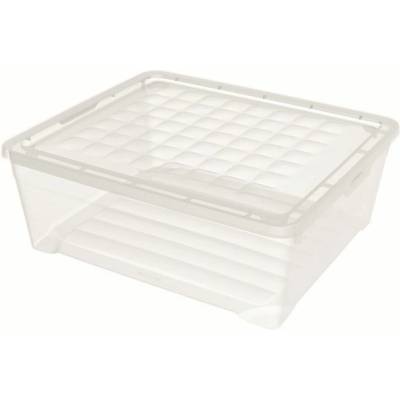 Curver úložný box s vekom 10 L 34.2 x 29.7 x 12.5 cm číra