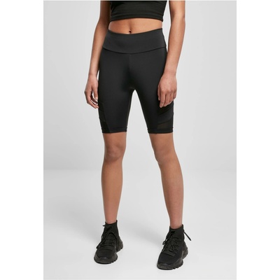 High Waist Tech Mesh Cycle černé