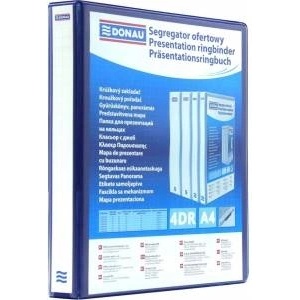 DONAU 4-ring binder A4 44mm blue (2788254PL-10)