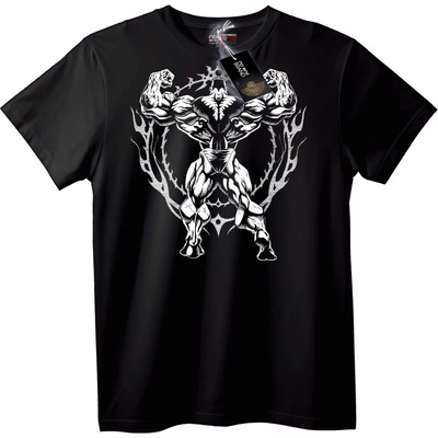 NOONEBRAND Тениска мускулна сила - 6XL, White