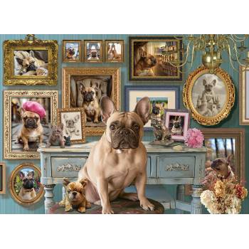Cobble Hill - Puzzle Frenchie - 500 piese