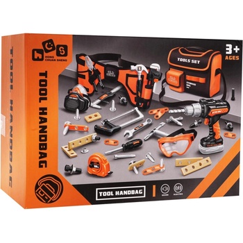 RKToys Dětské nářadí s opaskem a taškou 48 dílů