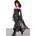 KILLSTAR дамска рокля KILLSTAR - Mystic Meadow Mesh Maxi - Черен - KSRA005506