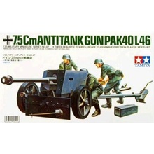 Tamiya 35047 German 75mm Anti tank Gun Pak 40/L46 1:35