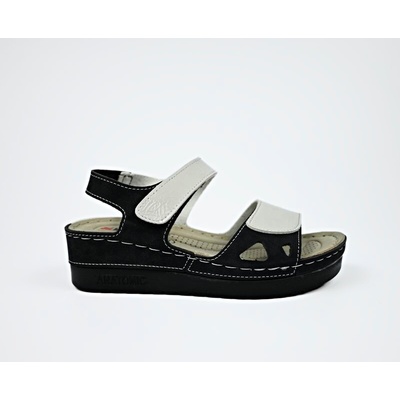 Dr.Klompa Dámske šľapky 027 black/grey