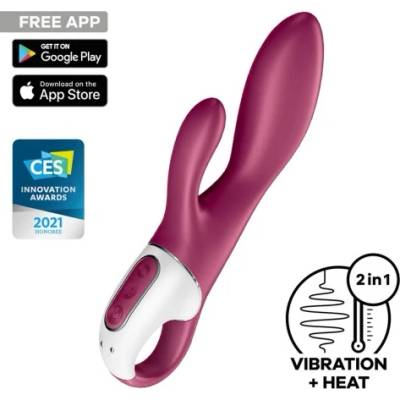 Satisfyer Рабит вибратор със затопляне и App Satisfyer Heated Affair