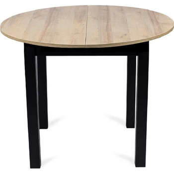 Jaks stôl Harry 102 až 142 cm dub Riviera čierne nohy