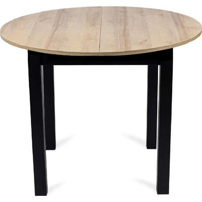 Jaks stôl Harry 102 až 142 cm dub Riviera čierne nohy