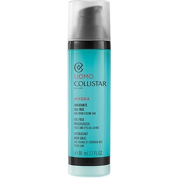Collistar Uomo Hydra Oil Free Moisturizer Face and Eye Gel хидратиращ крем за нормална до мазна кожа за мъже 80 мл
