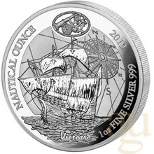 BH Mayer Kunstprageanstalt GmbH Rwanda Nautical Series 500 let Victoria 1 oz