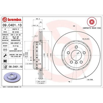 BREMBO 09.C401.13