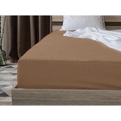 Textilomanie Jersey plachta Exclusive hnedé 180x200