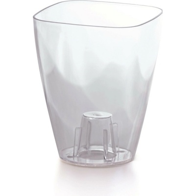 PROSPERPLAST Kvetináč COUBI ORCHID hranatý transparentný 13,2cm