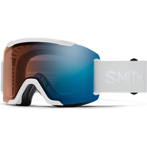 SMITH Ски маска Smith Squad2 1CP Photochromic Mirror S1-3 Ski goggles - White Vapor / Blue Mirror (417-5854-0511)
