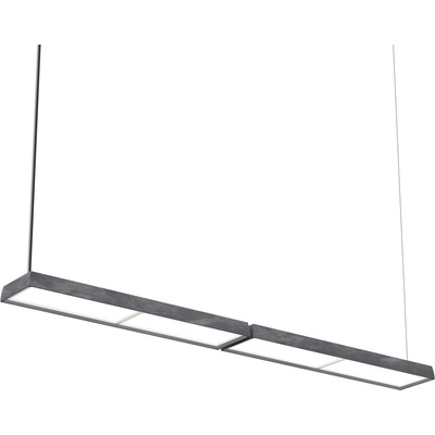 Louis Poulsen Висяща лампа Slim Box Suspended Double LED 3000K с дифузер опал Управление за осветление Dali цвят алуминий (5741104804)