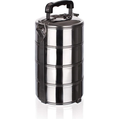 BANQUET Jídlonosič nerezový, 4 díly