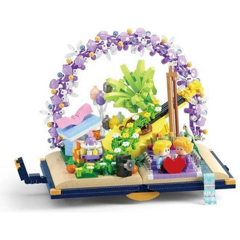 KOCO Stavebnice mini Romantika 1222 ks