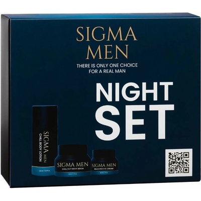 Kann Sigma men tělové mléko 100 ml + noční sérum 50 ml + oční krém 30 ml