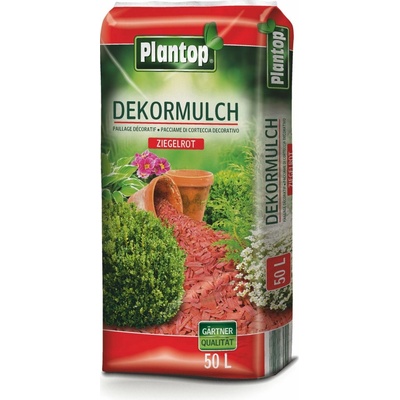 Nohel garden Mulč kůrový PLANTOP dekorační červený 50 l – Zboží Mobilmania
