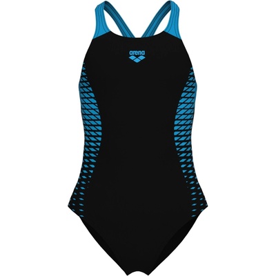 Arena Vortex Swimsuit V Back Girl Black