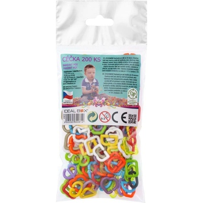 Ideal Box Céčka 200 ks barevný mix mix mnoha tvarů