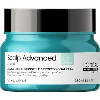 L'Oréal L'ORÉAL PROFESSIONNEL Anti-Oiliness 2-In-1 Deep Purifier Clay Шампоан за коса дамски 250ml