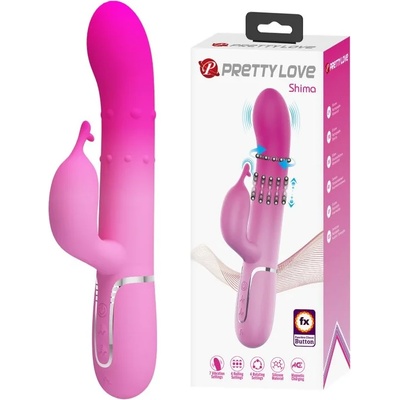 Вибратор, въртящи мъниста и турбо режим, 22, 6см. - Pretty Love Shima (DEBRA01888)