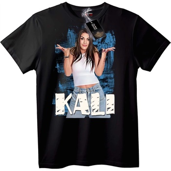 NOONEBRAND Тениска KALE - Смело Графично Дизайн - S, White