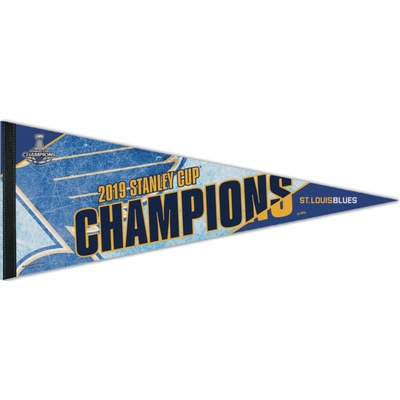 Fanatics Vlajka St. Louis Blues NHL WinCraft 2019 Stanley Cup Champions 12'' x 30'' Premium Pennant