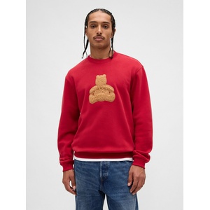 GAP Суитшърт Brannan Bear Logo VintageSoft GAP GAP | Cherven | МЪЖЕ | XS
