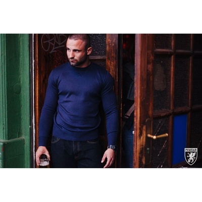 Svetr PGwear Classic navy