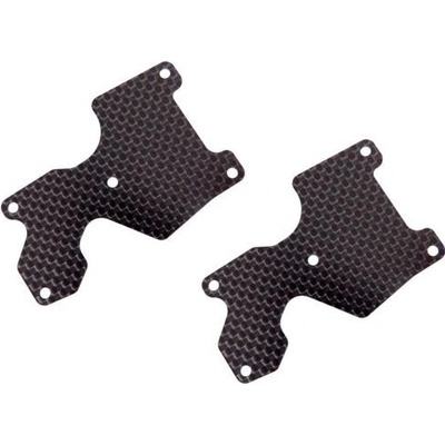 Mugen uhlíkové puzdrá do ramien zadné REAR LOWER ARM PLATE 1 mm CFRP