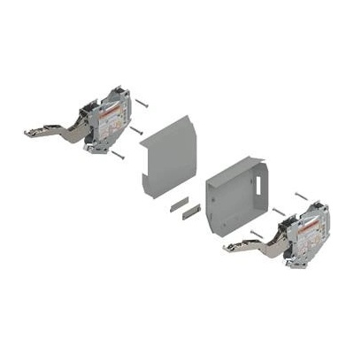 Blum Aventos HK-S 20K2C00.06 střední zvedač (400-1000) + krytky světle šedé