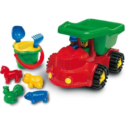 Miki Fun JEEP plastový sklápěcí s pískovinou