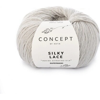SILKY LACE Katia Farby SILKY LACE: 173 perlovo šedá